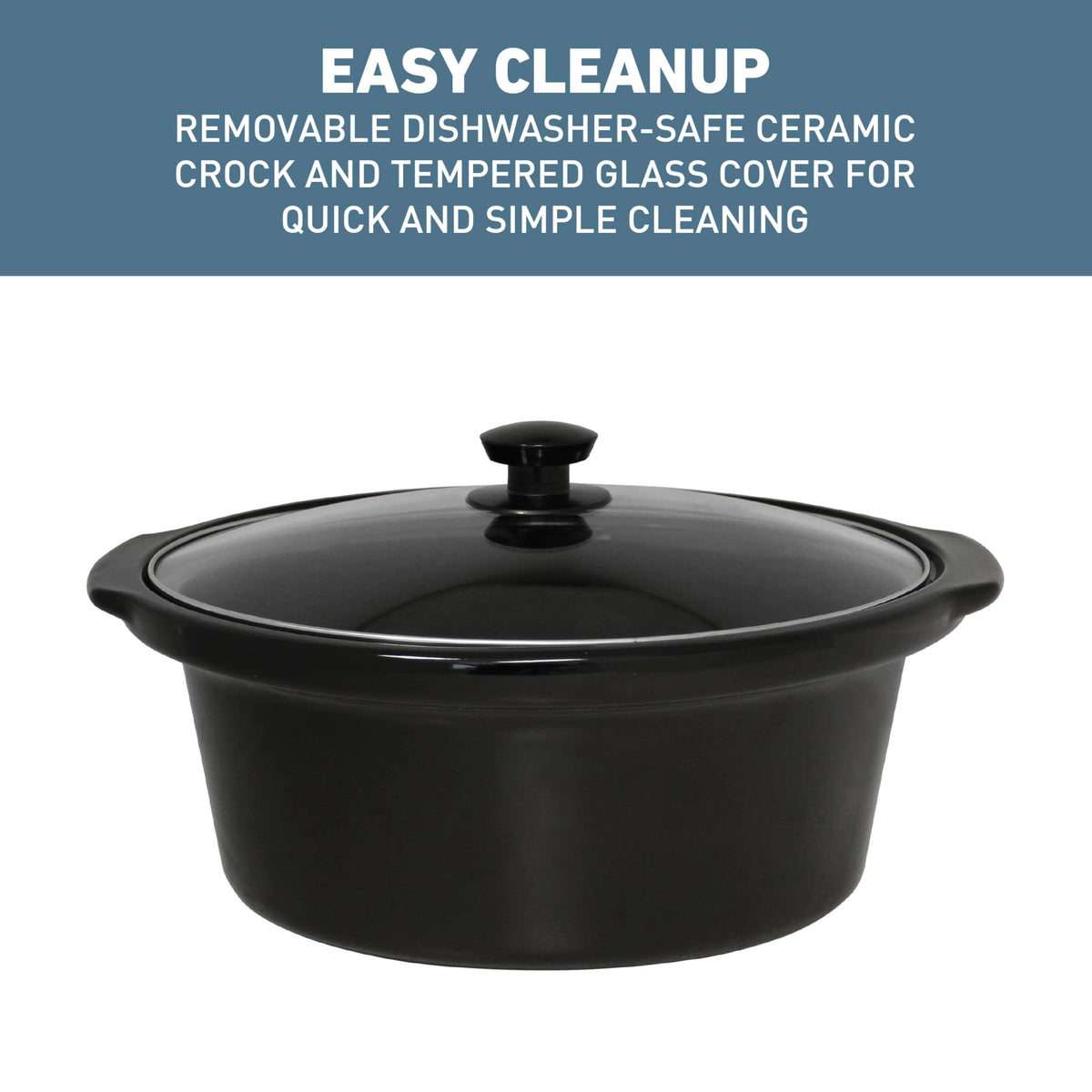 West Bend removable stoneware insert doubles as a serving dish