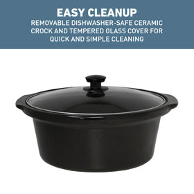 West Bend removable stoneware insert doubles as a serving dish