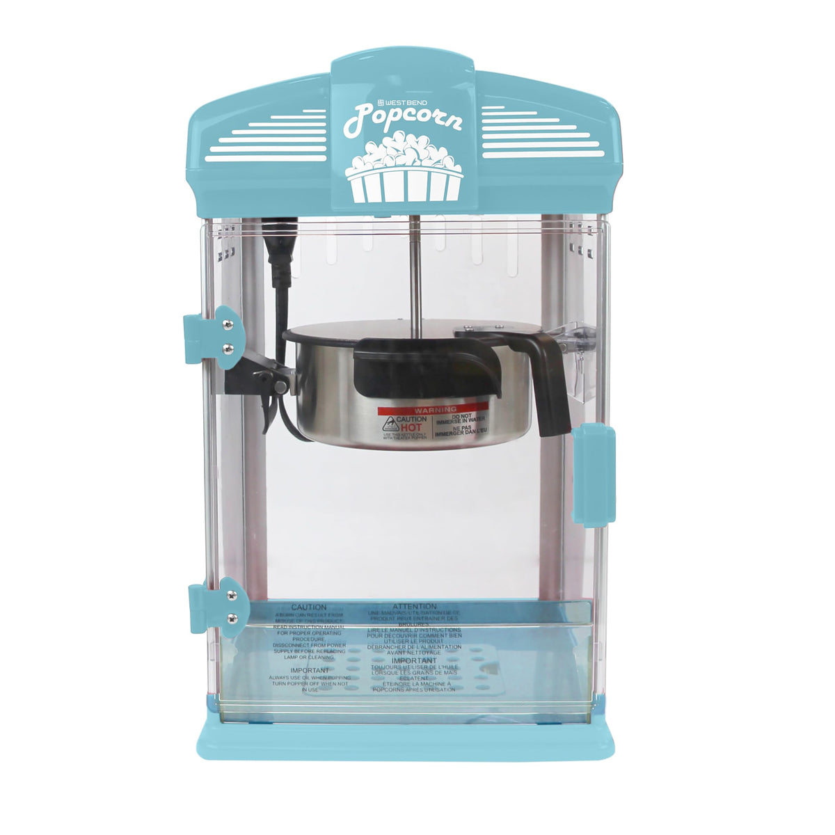 West Bend Stir Crazy compact design fits on small counters for home cinema setups