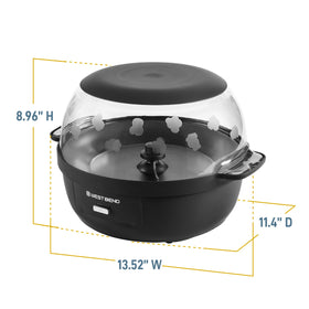 West Bend Stir Crazy six-quart capacity ideal for sharing during movie night.