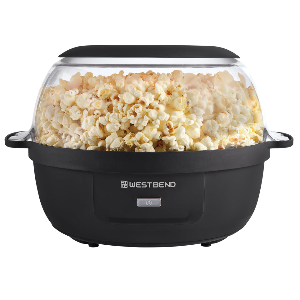 West Bend Stir Crazy popper assembly for quick family movie night setup.