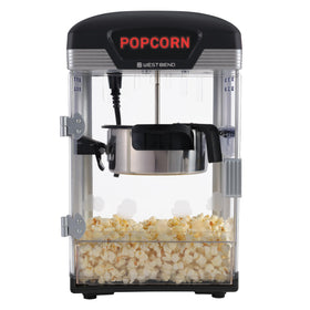 West Bend Stir Crazy popcorn popper with LED sign adds theater ambiance for movie nights