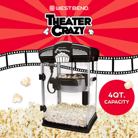 West Bend Stir Crazy popcorn popper magnetic cover for convenient filling