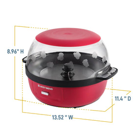 West Bend Stir Crazy non-stick surface for quick, mess-free cleanup