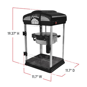 West Bend Stir Crazy popcorn popper tilt door for easy serving