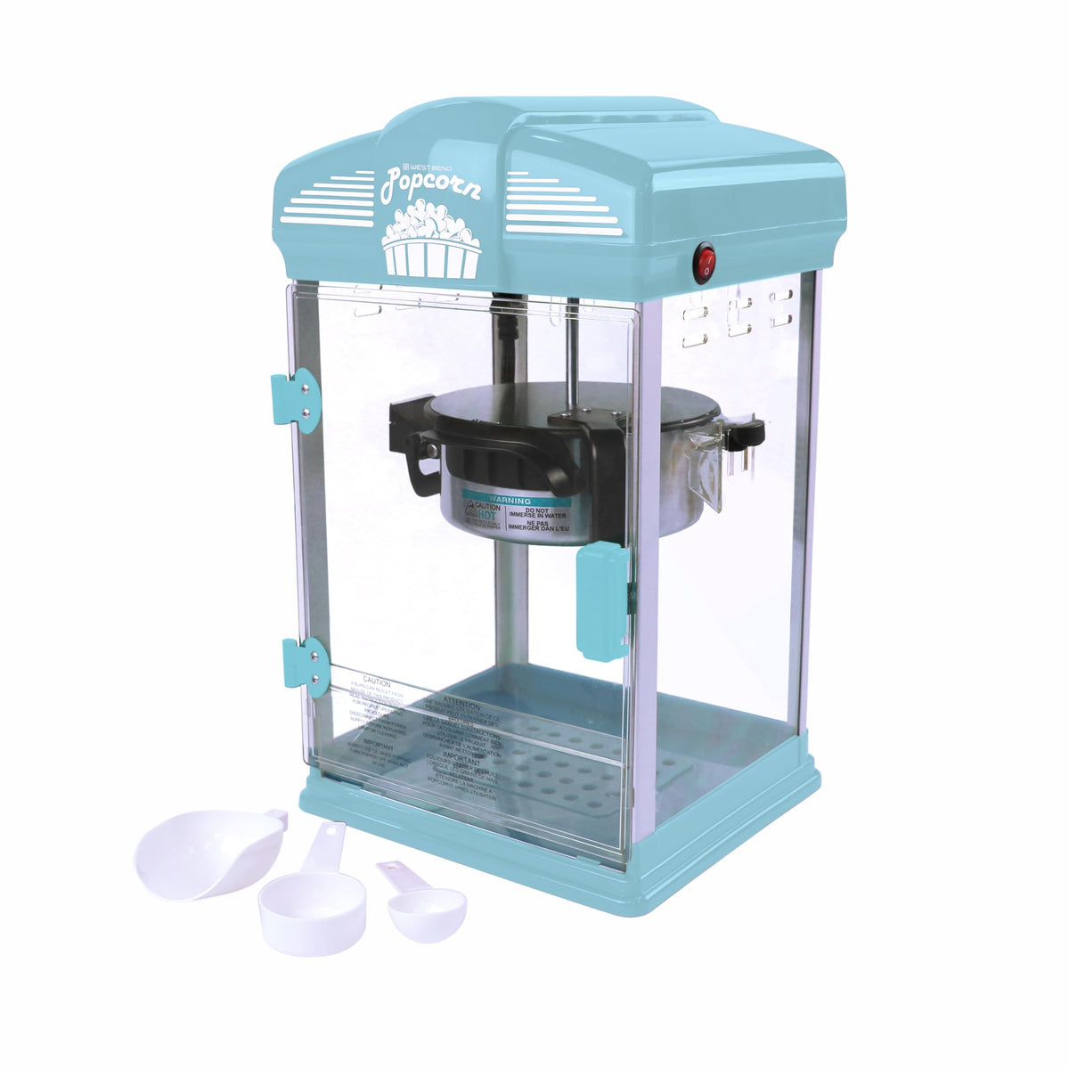 West Bend Stir Crazy removable kettle for easy cleaning after each batch