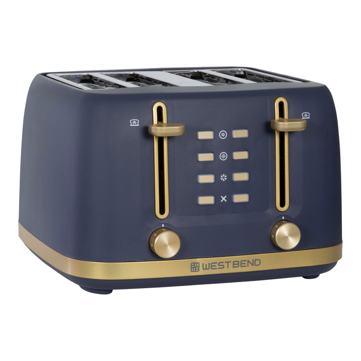 West Bend Timeless toaster with wide slots for bagels and bread, even browning.