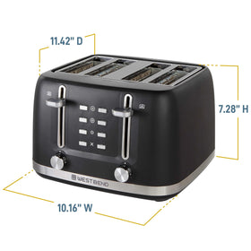 West Bend Toaster manual high lift lever for safe removal
