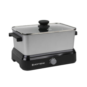 West Bend Versatility Cooker 5-quart pot with non-stick interior for easy cleanup