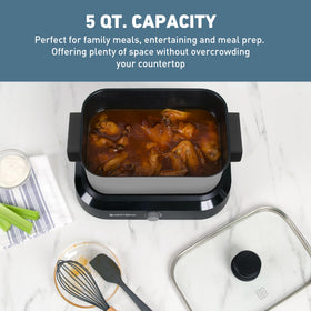 West Bend Versatility Cooker griddle base for pancakes and grilled cheese at home