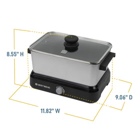 West Bend Versatility Cooker travel lid to secure meals during transport