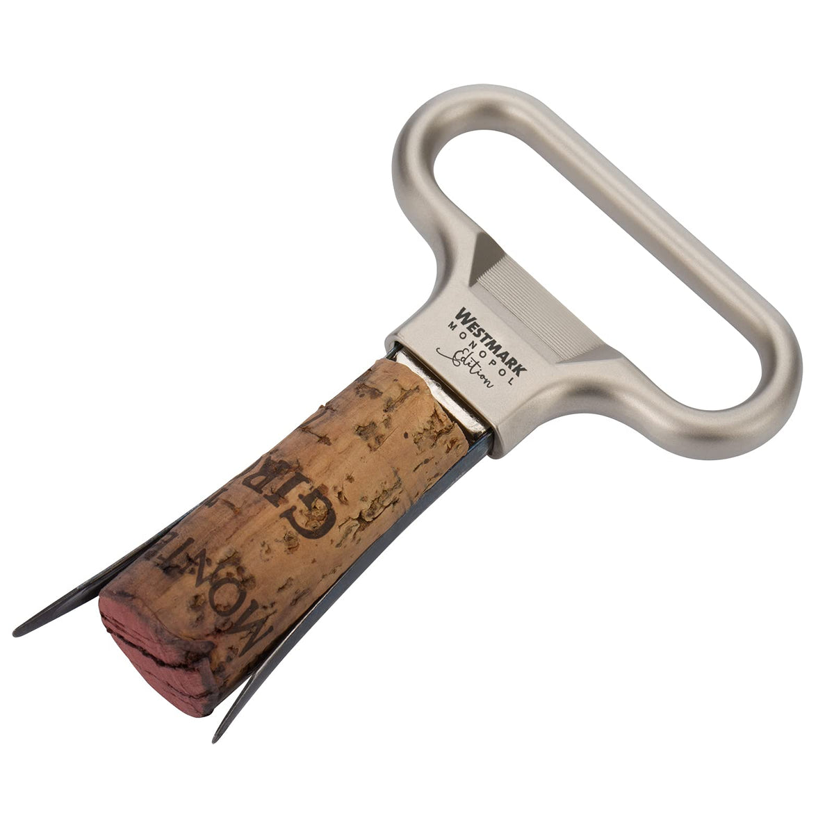 Westmark Ah-So bottle-opening action demonstrates cork removal with ease