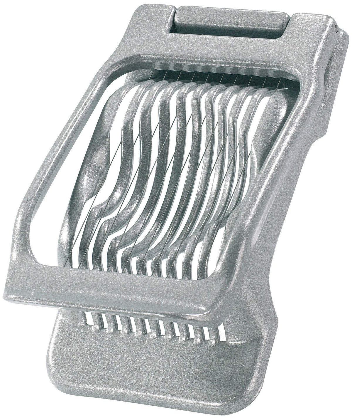 Westmark egg slicer wire close-up showing durable stainless steel wires for precise slicing.