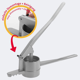Westmark aluminum cast construction ensuring durable daily use.