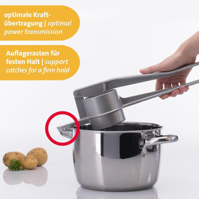Westmark Spätzle maker made in Germany logo emphasizing quality.