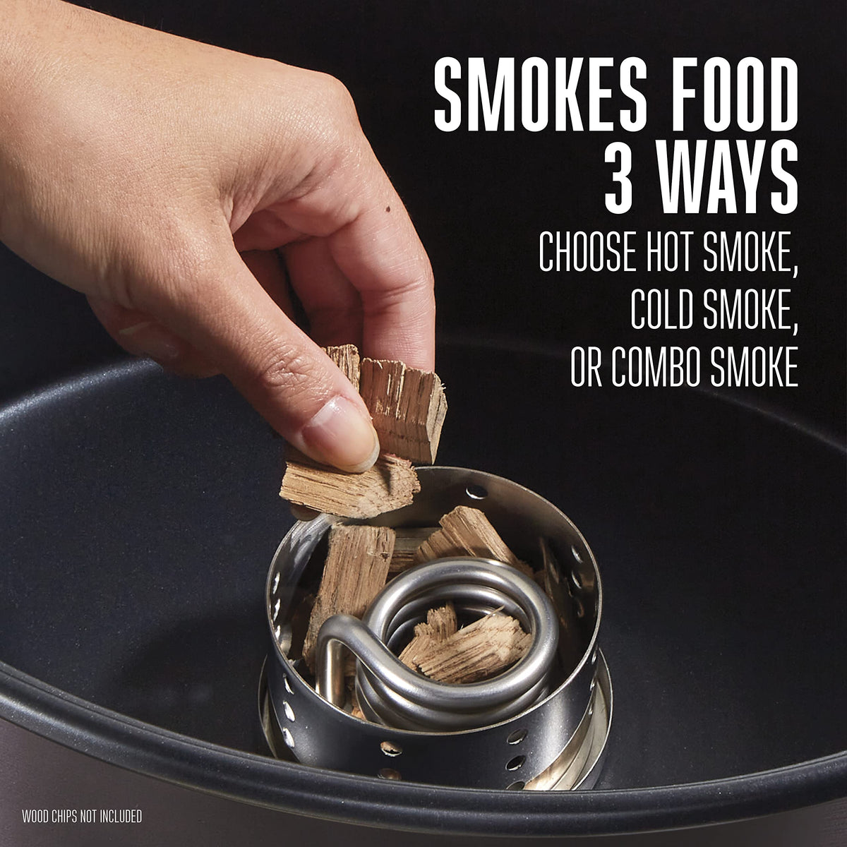 Weston 2-in-1 indoor smoker digital controls for simple operation