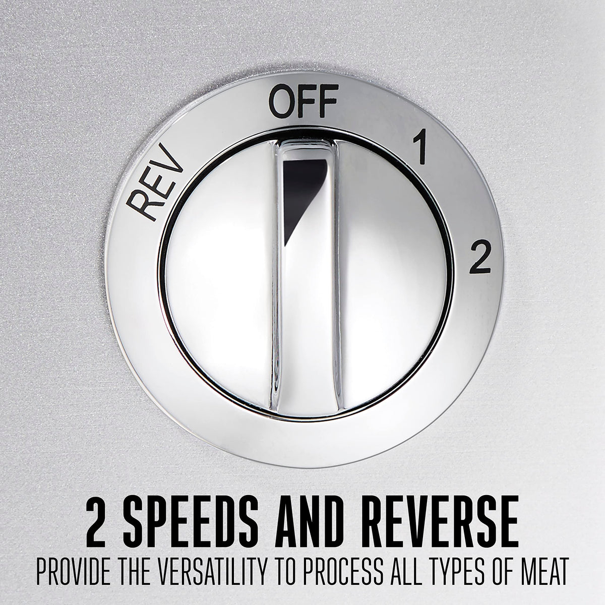 Weston die-cast aluminum body signals rugged construction for frequent home use.
