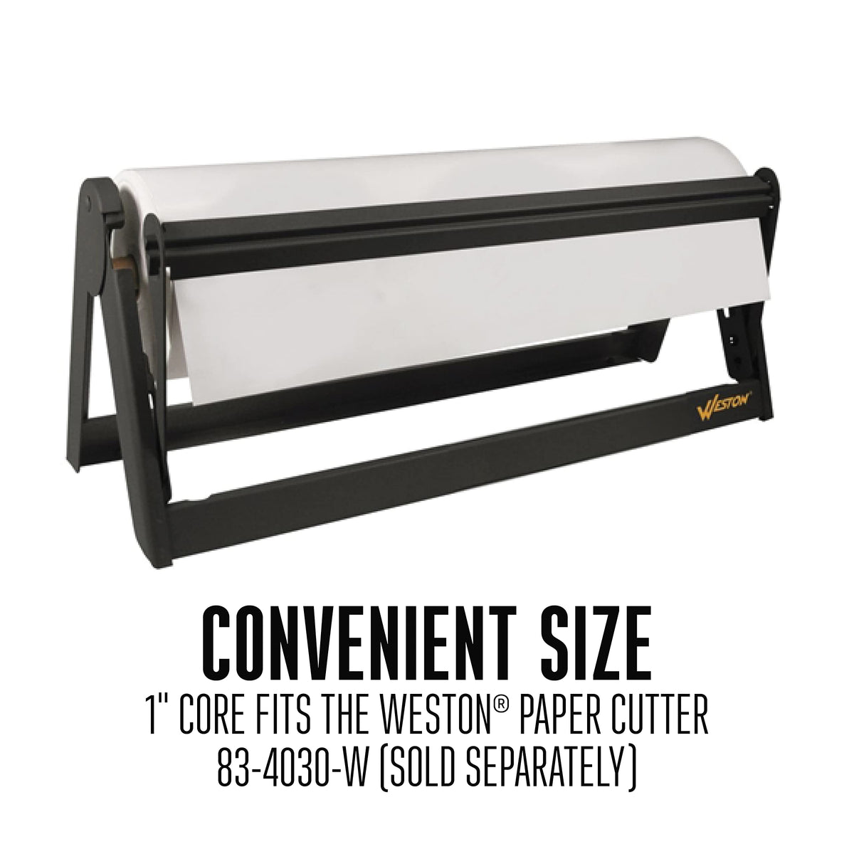 Weston wide 15-inch roll supports wrapping large portions.