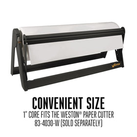 Weston wide 15-inch roll supports wrapping large portions.