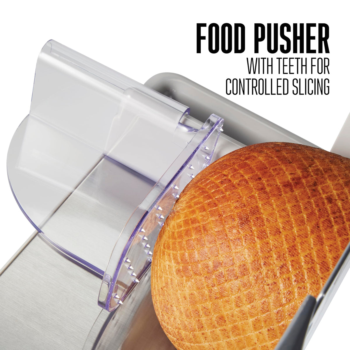 Weston tilt-out tray facilitates quick cleaning and easy access to slices