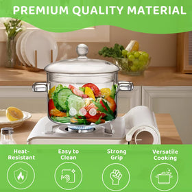 Wetpyaks glass pot is dishwasher-safe for quick cleanup.
