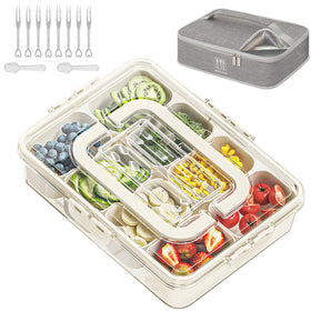 WETRBWEH snack box with insulated cooler bag for on-the-go freshness.