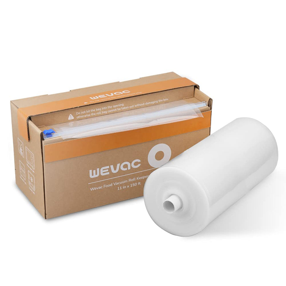 Wevac 11x150 roll with cutter box ready for precise cuts.