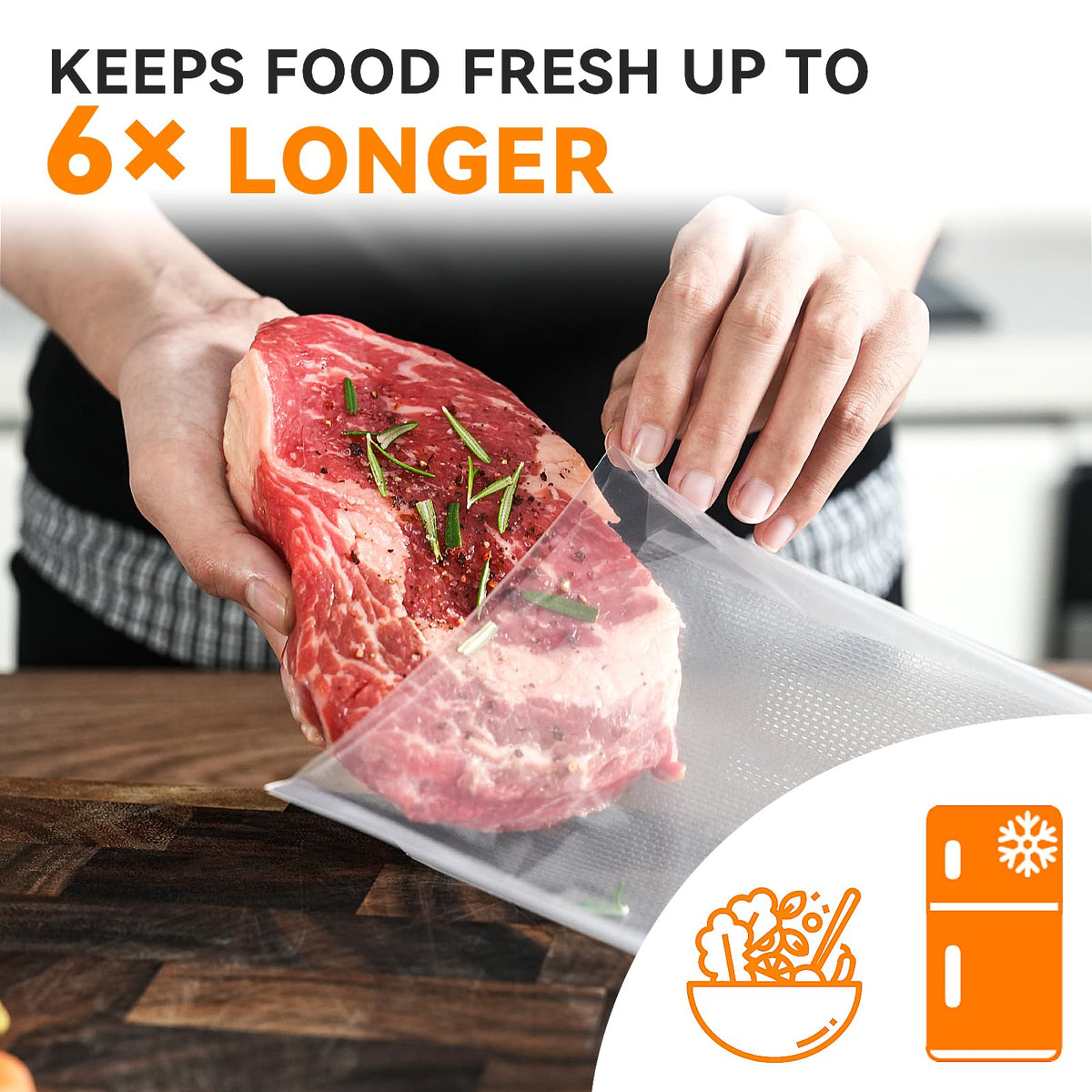 Wevac vacuum-sealer compatible bags work with all sealers