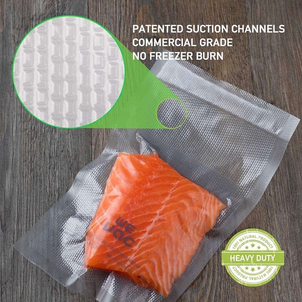 Wevac commercial-grade bag demonstrating puncture resistance for storage