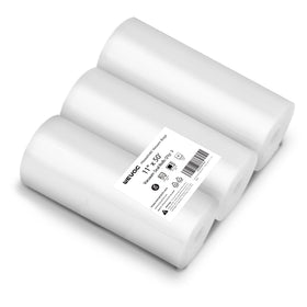 Wevac Lite 11x50 vacuum roll packaging for organized freezer storage.