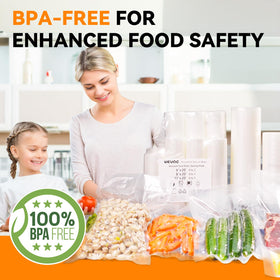 Wevac Lite BPA free vacuum rolls for safe storage