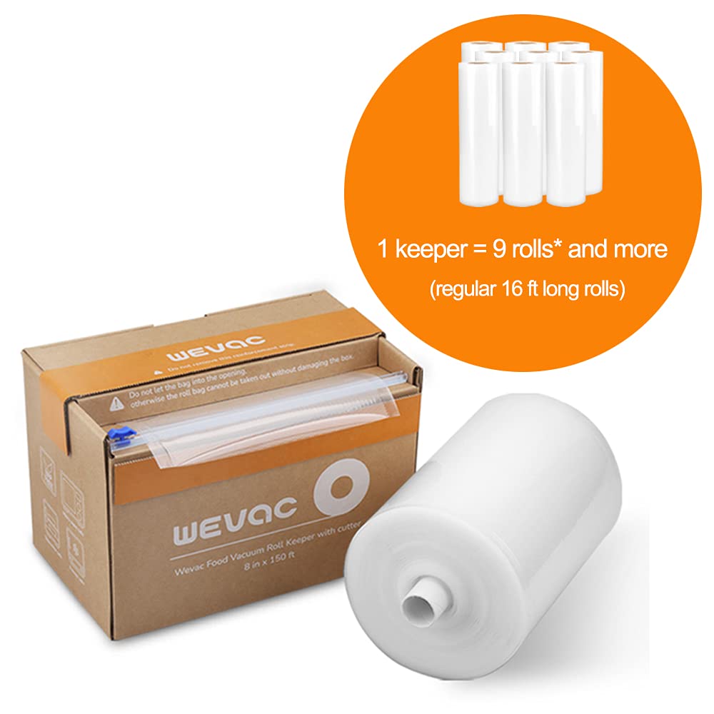 Wevac roll in use for sous vide and garden harvest storage.