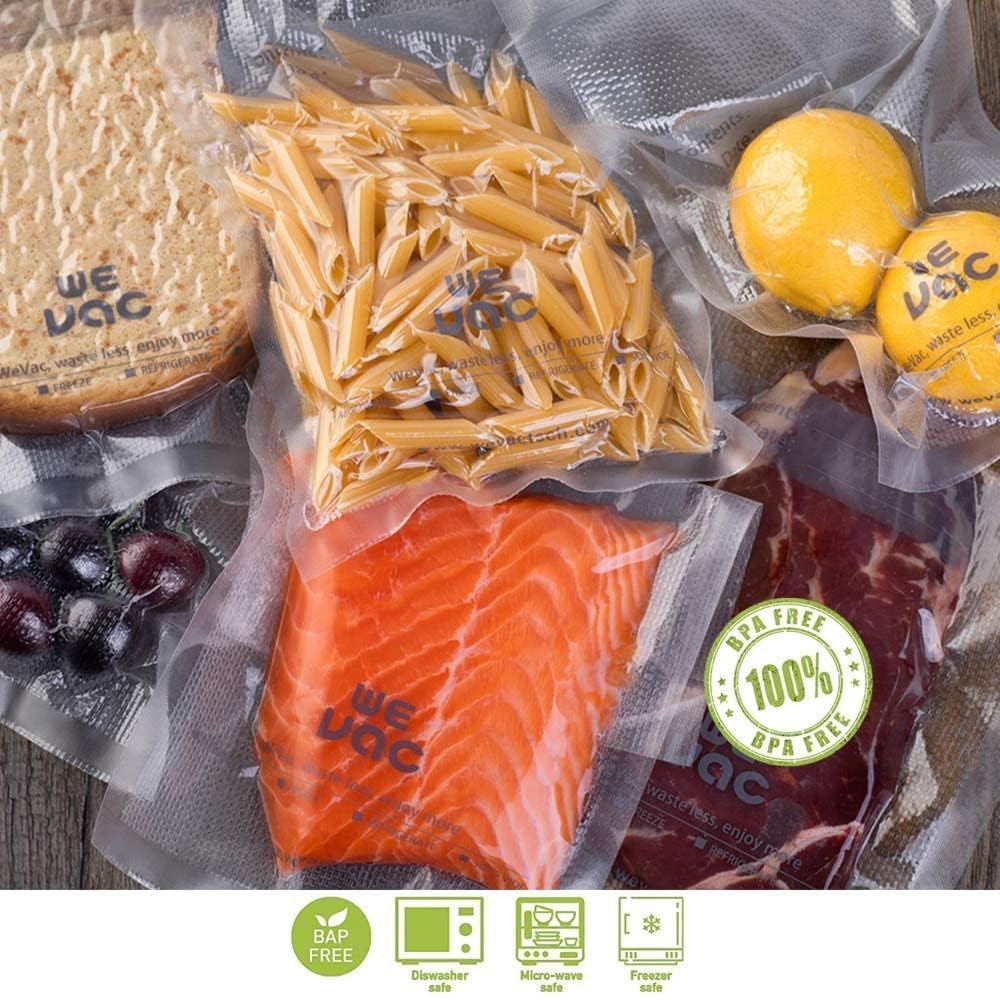 Wevac heavy-duty seal prevents freezer burn and dehydration