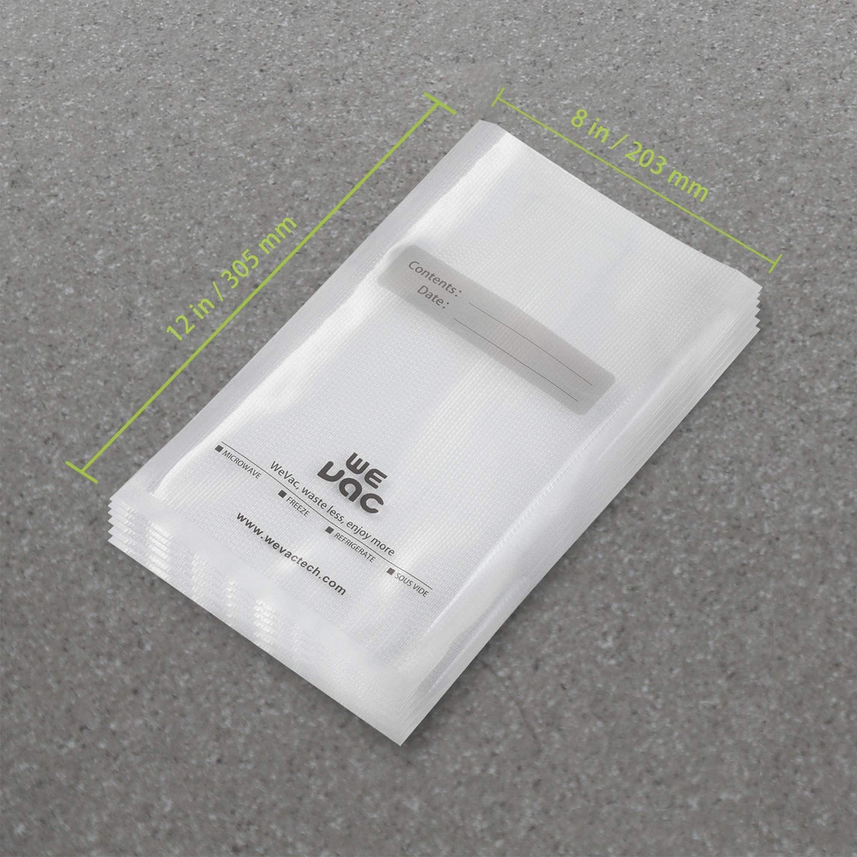 Wevac bags protect tea leaves and dried herbs safely