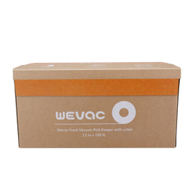 Wevac tidy keeper box keeps the roll clean from first use.