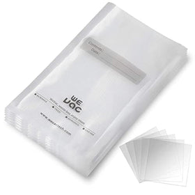 Wevac 8x12 vacuum bag ready for sealing to preserve freshness