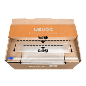 Wevac compatible bags work with most vacuum sealers.