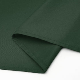 Wewoch Hunter Green dining tablecloth ideal for weddings and buffets, adding color.