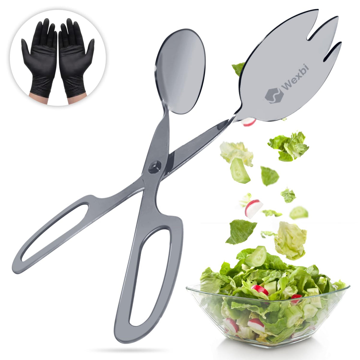 Wexbi 10-Inch tongs designed for daily use without bending