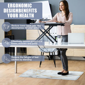WEZVIX cushioned foam kitchen mat close-up showing soft comfort.