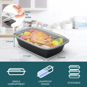 WGCC airtight lids prevent spills and odors in the fridge.