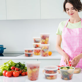WGCC microwave and freezer safe containers for everyday use