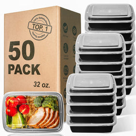 WGCC 32oz meal prep container with lid for easy take-out and portion control
