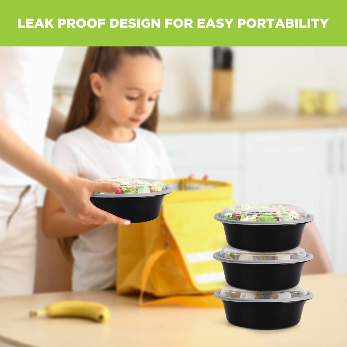 WGCC meal prep containers 32oz durable and crack-resistant