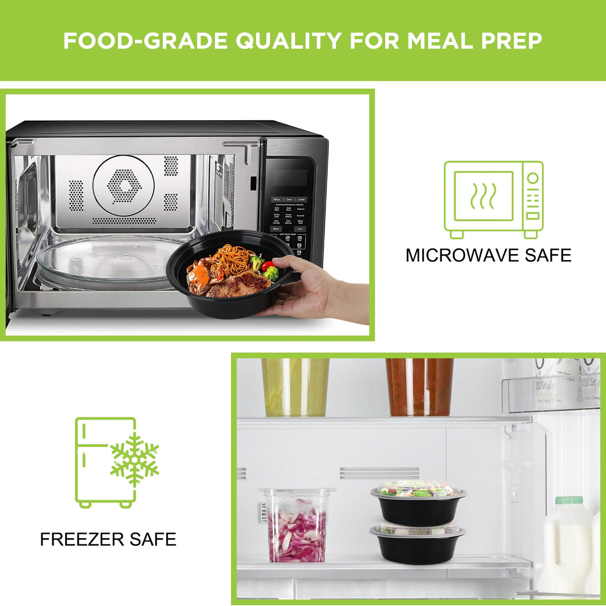 WGCC meal prep containers 32oz stacked to save space