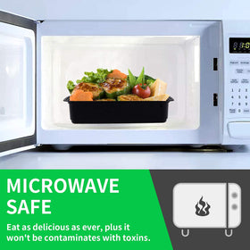 WGCC reusable plastic bento box helps reduce waste while keeping meals organized