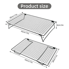 WGDJEMAX Sourdough Cooling Rack black finish fits any kitchen style.
