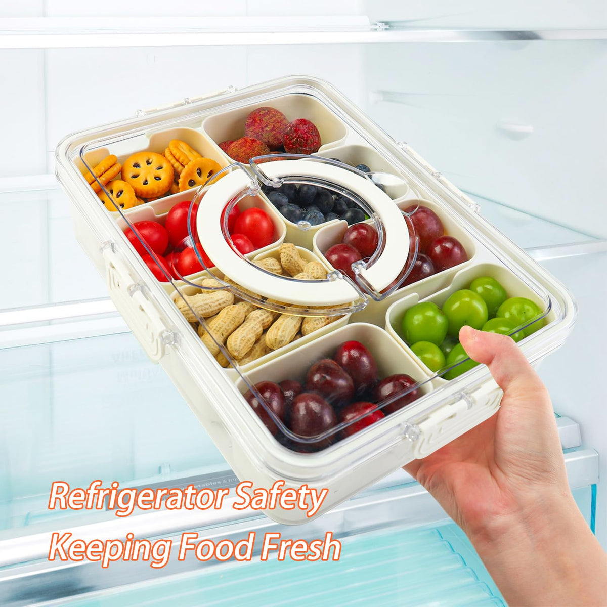 Durable food-grade construction keeps snacks safe during outdoor gatherings.