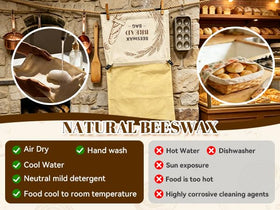 WGXY bread bag hand-wash care in cool water with mild soap for longevity.
