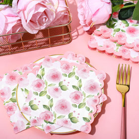 Whaline 100pc pack of disposable napkins for parties
